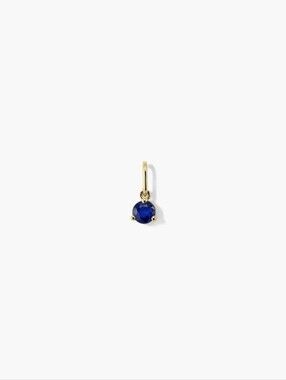 Mejuri 14kt Sapphire Birthstone Charm